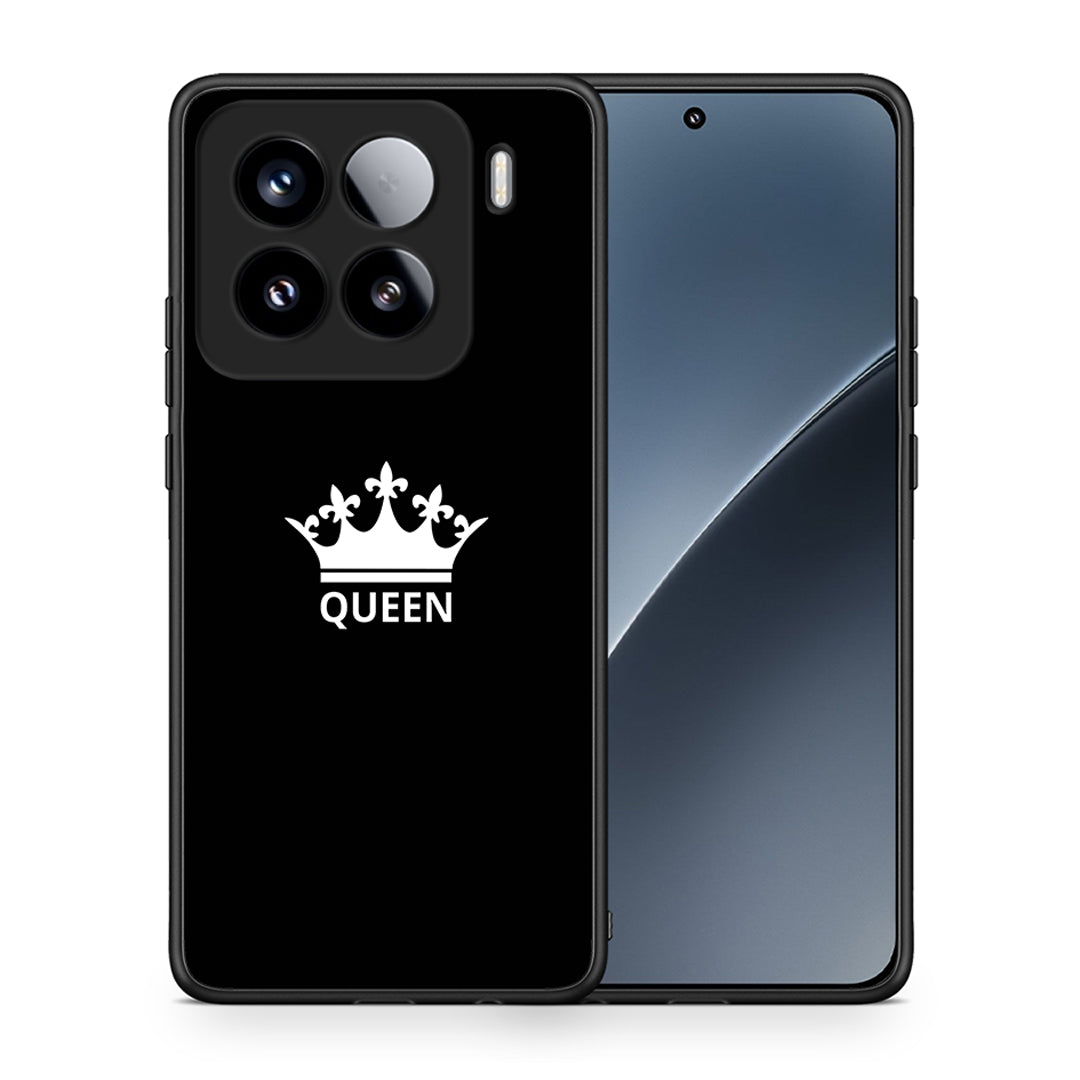 Θήκη Xiaomi 15 Queen Valentine από τη Smartfits με σχέδιο στο πίσω μέρος και μαύρο περίβλημα | Xiaomi 15 Queen Valentine case with colorful back and black bezels
