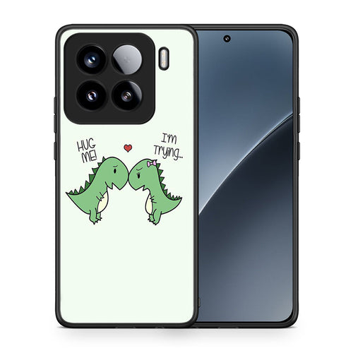 Θήκη Xiaomi 15 Rex Valentine από τη Smartfits με σχέδιο στο πίσω μέρος και μαύρο περίβλημα | Xiaomi 15 Rex Valentine case with colorful back and black bezels