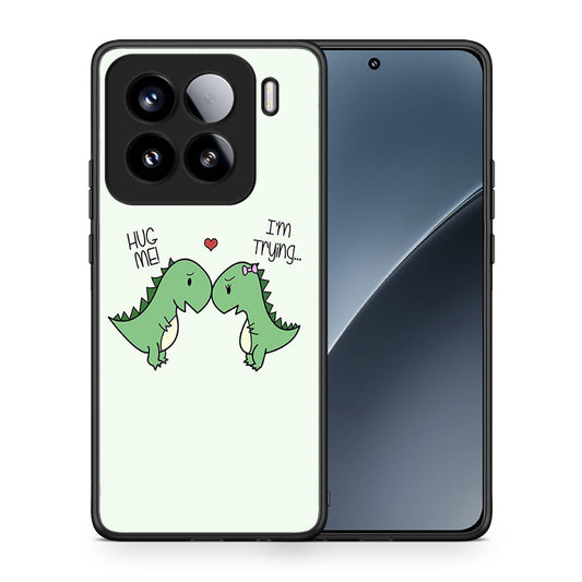 Θήκη Xiaomi 15 Rex Valentine από τη Smartfits με σχέδιο στο πίσω μέρος και μαύρο περίβλημα | Xiaomi 15 Rex Valentine case with colorful back and black bezels