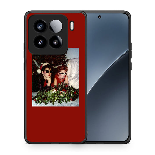 Θήκη Xiaomi 15 Waiting For Xmas από τη Smartfits με σχέδιο στο πίσω μέρος και μαύρο περίβλημα | Xiaomi 15 Waiting For Xmas case with colorful back and black bezels