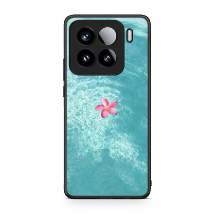 Xiaomi 15 Water Flower Θήκη από τη Smartfits με σχέδιο στο πίσω μέρος και μαύρο περίβλημα | Smartphone case with colorful back and black bezels by Smartfits