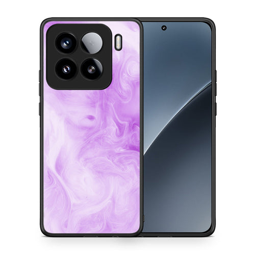 Θήκη Xiaomi 15 Lavender Watercolor από τη Smartfits με σχέδιο στο πίσω μέρος και μαύρο περίβλημα | Xiaomi 15 Lavender Watercolor case with colorful back and black bezels