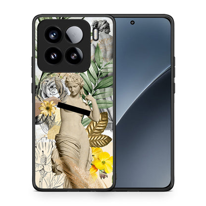 Θήκη Xiaomi 15 Woman Statue από τη Smartfits με σχέδιο στο πίσω μέρος και μαύρο περίβλημα | Xiaomi 15 Woman Statue case with colorful back and black bezels