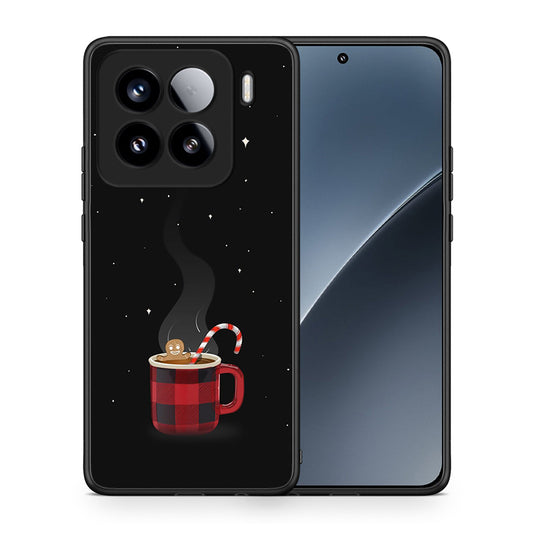 Θήκη Xiaomi 15 Xmas Bathing από τη Smartfits με σχέδιο στο πίσω μέρος και μαύρο περίβλημα | Xiaomi 15 Xmas Bathing case with colorful back and black bezels