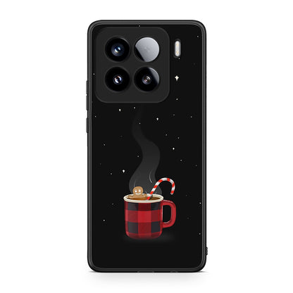 Xiaomi 15 Xmas Bathing θήκη από τη Smartfits με σχέδιο στο πίσω μέρος και μαύρο περίβλημα | Smartphone case with colorful back and black bezels by Smartfits