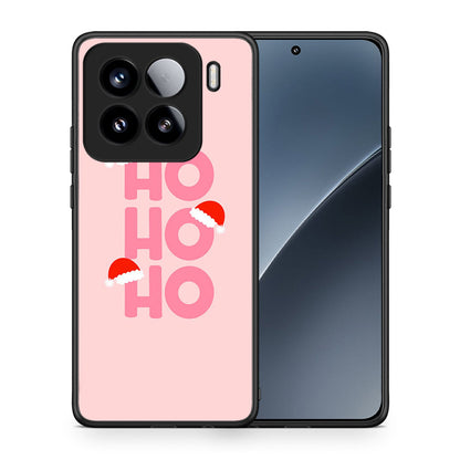 Θήκη Xiaomi 15 Xmas Ho Ho Ho από τη Smartfits με σχέδιο στο πίσω μέρος και μαύρο περίβλημα | Xiaomi 15 Xmas Ho Ho Ho case with colorful back and black bezels