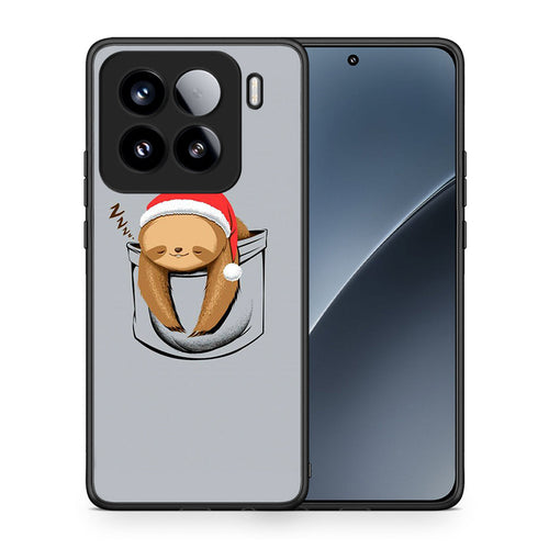 Θήκη Xiaomi 15 Xmas Zzzz από τη Smartfits με σχέδιο στο πίσω μέρος και μαύρο περίβλημα | Xiaomi 15 Xmas Zzzz case with colorful back and black bezels
