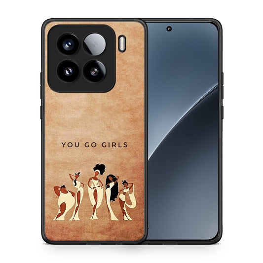 Θήκη Xiaomi 15 You Go Girl από τη Smartfits με σχέδιο στο πίσω μέρος και μαύρο περίβλημα | Xiaomi 15 You Go Girl case with colorful back and black bezels