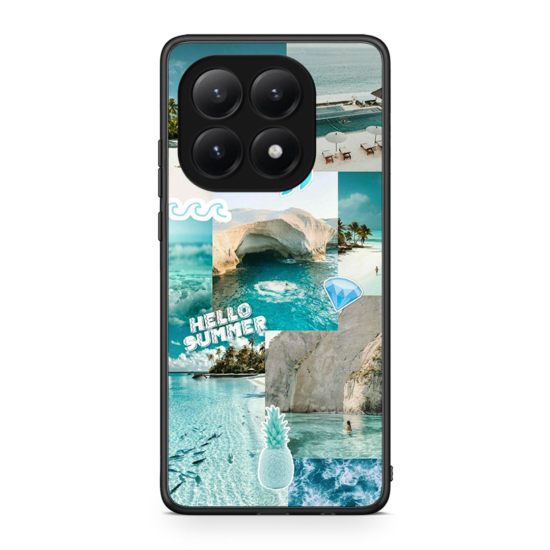Xiaomi 15T Aesthetic Summer Θήκη από τη Smartfits με σχέδιο στο πίσω μέρος και μαύρο περίβλημα | Smartphone case with colorful back and black bezels by Smartfits