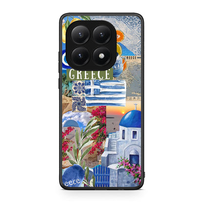 Xiaomi 15T All Greek Θήκη από τη Smartfits με σχέδιο στο πίσω μέρος και μαύρο περίβλημα | Smartphone case with colorful back and black bezels by Smartfits