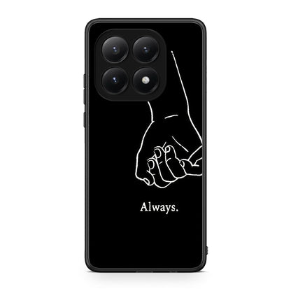 Xiaomi 15T Always & Forever 1 Θήκη Αγίου Βαλεντίνου από τη Smartfits με σχέδιο στο πίσω μέρος και μαύρο περίβλημα | Smartphone case with colorful back and black bezels by Smartfits