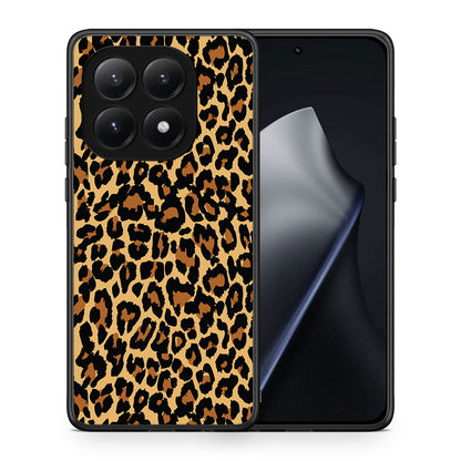 Θήκη Xiaomi 15T Leopard Animal από τη Smartfits με σχέδιο στο πίσω μέρος και μαύρο περίβλημα | Xiaomi 15T Leopard Animal case with colorful back and black bezels
