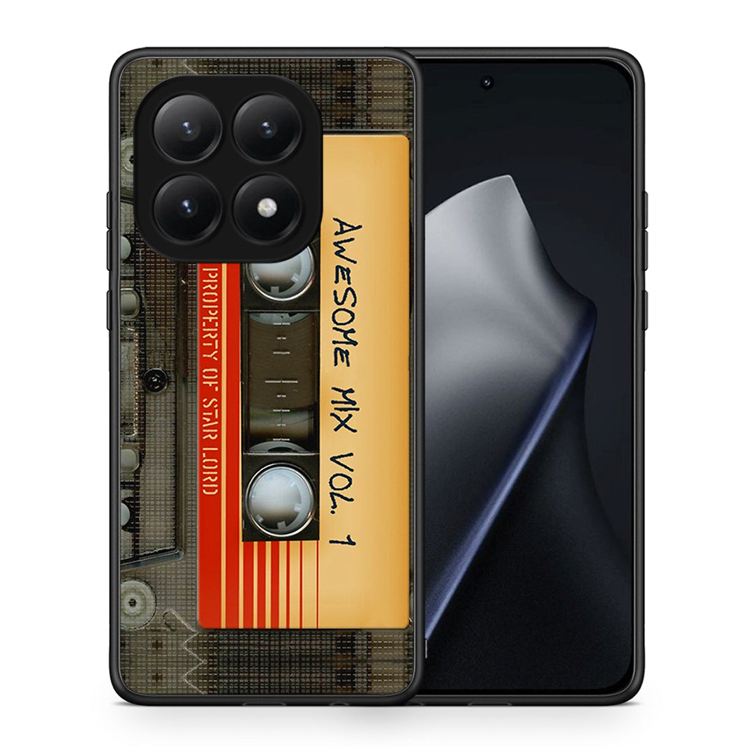 Θήκη Xiaomi 15T Awesome Mix από τη Smartfits με σχέδιο στο πίσω μέρος και μαύρο περίβλημα | Xiaomi 15T Awesome Mix case with colorful back and black bezels