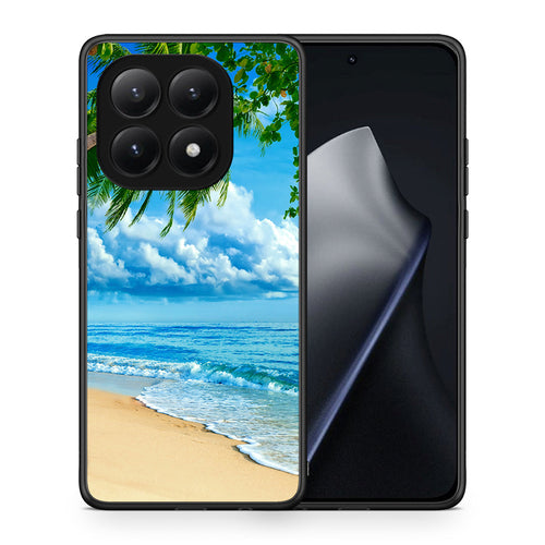 Θήκη Xiaomi 15T Beautiful Beach από τη Smartfits με σχέδιο στο πίσω μέρος και μαύρο περίβλημα | Xiaomi 15T Beautiful Beach case with colorful back and black bezels
