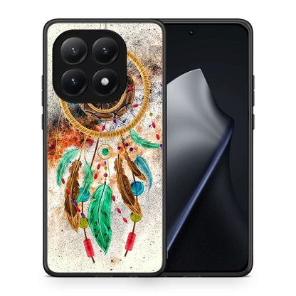 Θήκη Xiaomi 15T DreamCatcher Boho από τη Smartfits με σχέδιο στο πίσω μέρος και μαύρο περίβλημα | Xiaomi 15T DreamCatcher Boho case with colorful back and black bezels
