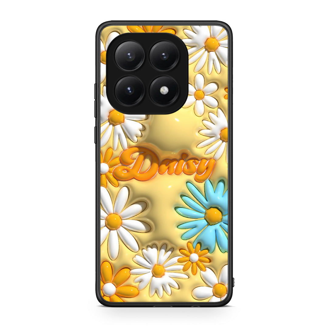Xiaomi 15T Bubble Daisies θήκη από τη Smartfits με σχέδιο στο πίσω μέρος και μαύρο περίβλημα | Smartphone case with colorful back and black bezels by Smartfits