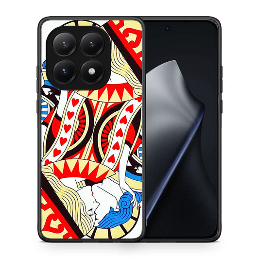 Θήκη Xiaomi 15T Card Love από τη Smartfits με σχέδιο στο πίσω μέρος και μαύρο περίβλημα | Xiaomi 15T Card Love case with colorful back and black bezels