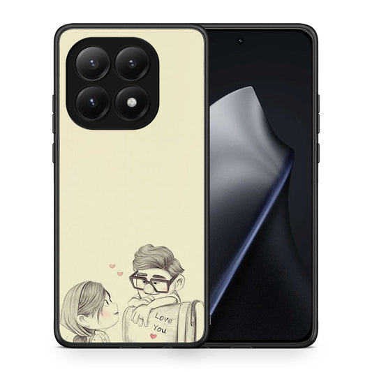 Θήκη Xiaomi 15T Carl And Ellie από τη Smartfits με σχέδιο στο πίσω μέρος και μαύρο περίβλημα | Xiaomi 15T Carl And Ellie case with colorful back and black bezels
