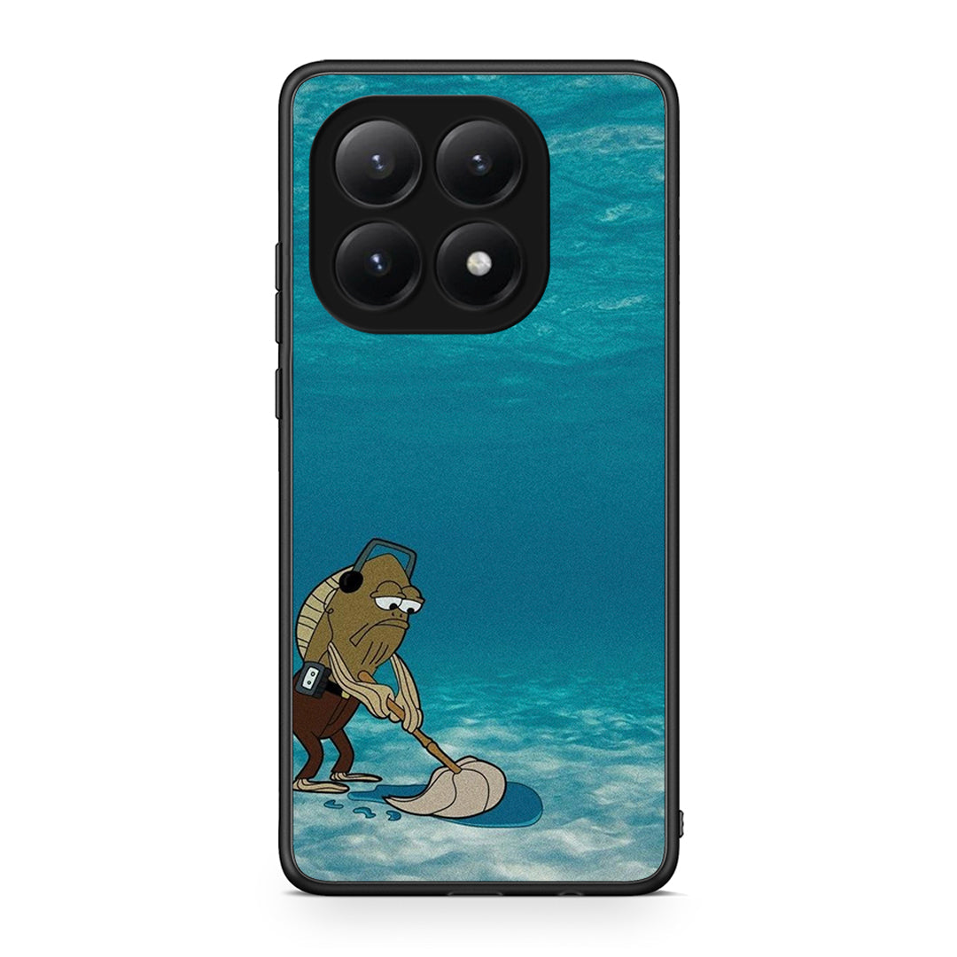 Xiaomi 15T Clean The Ocean Θήκη από τη Smartfits με σχέδιο στο πίσω μέρος και μαύρο περίβλημα | Smartphone case with colorful back and black bezels by Smartfits