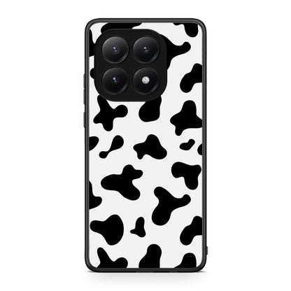 Xiaomi 15T Cow Print θήκη από τη Smartfits με σχέδιο στο πίσω μέρος και μαύρο περίβλημα | Smartphone case with colorful back and black bezels by Smartfits