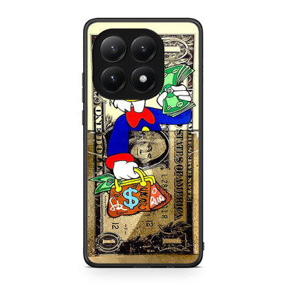 Xiaomi 15T Duck Money Θήκη από τη Smartfits με σχέδιο στο πίσω μέρος και μαύρο περίβλημα | Smartphone case with colorful back and black bezels by Smartfits
