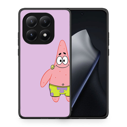 Θήκη Xiaomi 15T Friends Patrick από τη Smartfits με σχέδιο στο πίσω μέρος και μαύρο περίβλημα | Xiaomi 15T Friends Patrick case with colorful back and black bezels