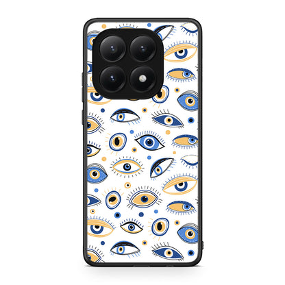 Xiaomi 15T Ftou Ftou θήκη από τη Smartfits με σχέδιο στο πίσω μέρος και μαύρο περίβλημα | Smartphone case with colorful back and black bezels by Smartfits