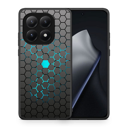 Θήκη Xiaomi 15T Hexagonal Geometric από τη Smartfits με σχέδιο στο πίσω μέρος και μαύρο περίβλημα | Xiaomi 15T Hexagonal Geometric case with colorful back and black bezels