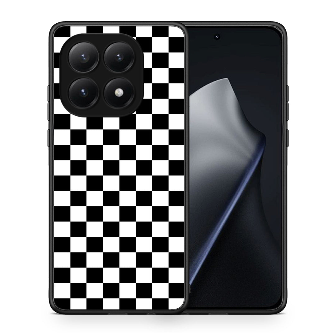 Θήκη Xiaomi 15T Squares Geometric από τη Smartfits με σχέδιο στο πίσω μέρος και μαύρο περίβλημα | Xiaomi 15T Squares Geometric case with colorful back and black bezels