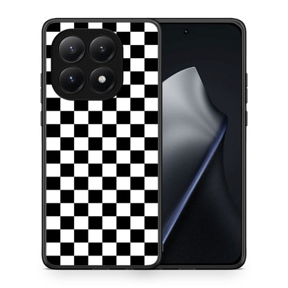 Θήκη Xiaomi 15T Squares Geometric από τη Smartfits με σχέδιο στο πίσω μέρος και μαύρο περίβλημα | Xiaomi 15T Squares Geometric case with colorful back and black bezels