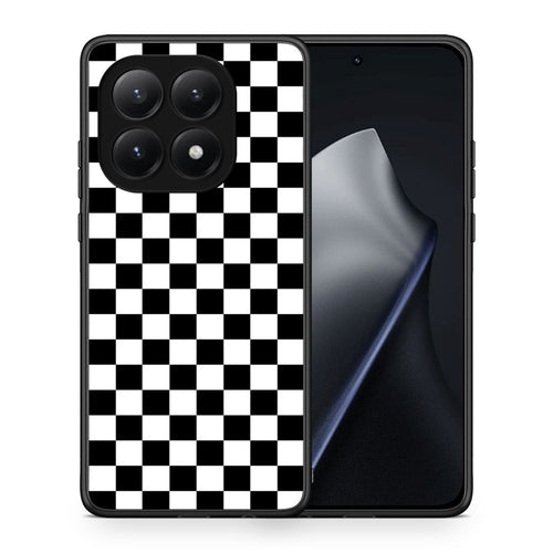 Θήκη Xiaomi 15T Squares Geometric από τη Smartfits με σχέδιο στο πίσω μέρος και μαύρο περίβλημα | Xiaomi 15T Squares Geometric case with colorful back and black bezels