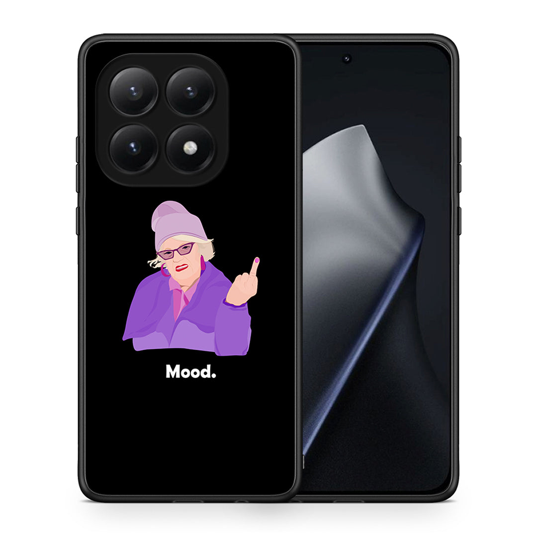 Θήκη Xiaomi 15T Grandma Mood Black από τη Smartfits με σχέδιο στο πίσω μέρος και μαύρο περίβλημα | Xiaomi 15T Grandma Mood Black case with colorful back and black bezels