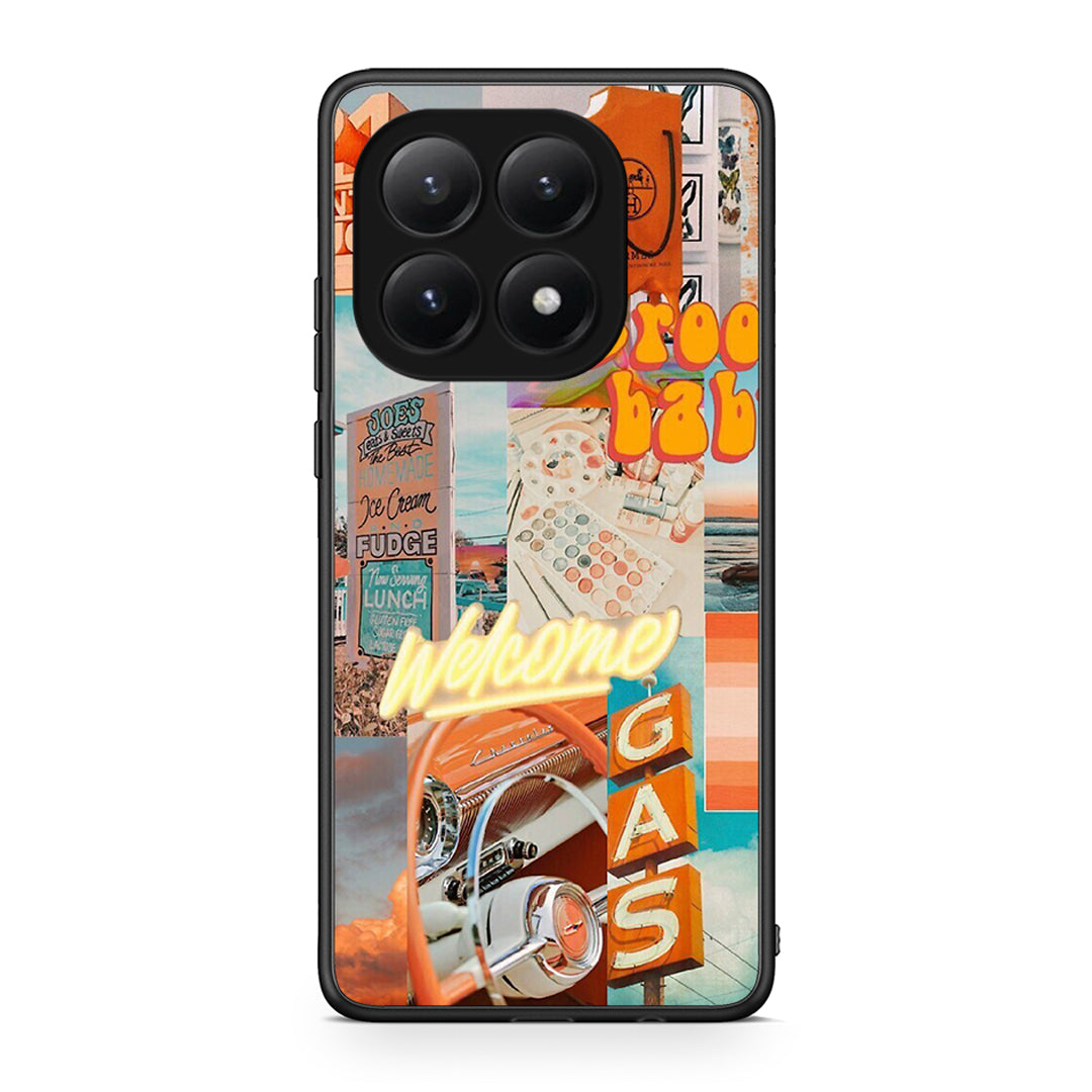 Xiaomi 15T Groovy Babe Θήκη Αγίου Βαλεντίνου από τη Smartfits με σχέδιο στο πίσω μέρος και μαύρο περίβλημα | Smartphone case with colorful back and black bezels by Smartfits