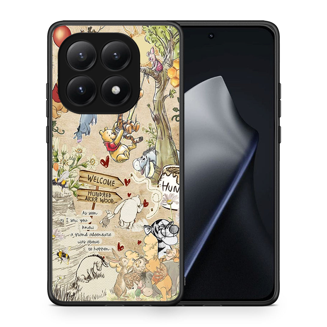 Θήκη Xiaomi 15T Happy Friends από τη Smartfits με σχέδιο στο πίσω μέρος και μαύρο περίβλημα | Xiaomi 15T Happy Friends case with colorful back and black bezels