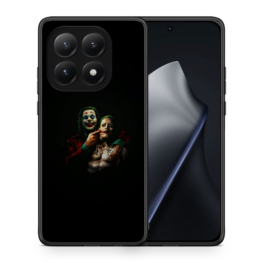 Θήκη Xiaomi 15T Clown Hero από τη Smartfits με σχέδιο στο πίσω μέρος και μαύρο περίβλημα | Xiaomi 15T Clown Hero case with colorful back and black bezels
