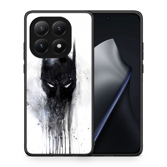 Θήκη Xiaomi 15T Paint Bat Hero από τη Smartfits με σχέδιο στο πίσω μέρος και μαύρο περίβλημα | Xiaomi 15T Paint Bat Hero case with colorful back and black bezels