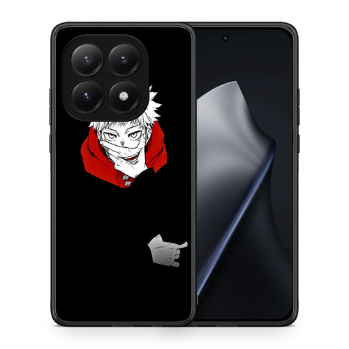 Θήκη Xiaomi 15T Itadori Anime από τη Smartfits με σχέδιο στο πίσω μέρος και μαύρο περίβλημα | Xiaomi 15T Itadori Anime case with colorful back and black bezels