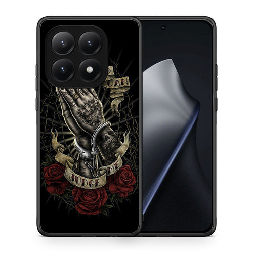 Θήκη Xiaomi 15T Judge By God από τη Smartfits με σχέδιο στο πίσω μέρος και μαύρο περίβλημα | Xiaomi 15T Judge By God case with colorful back and black bezels