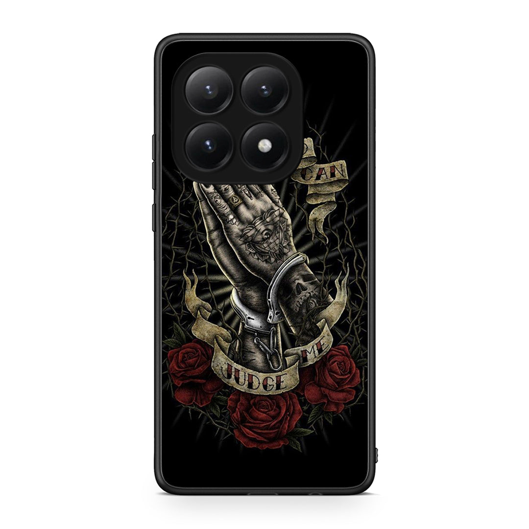 Xiaomi 15T Judge By God θήκη από τη Smartfits με σχέδιο στο πίσω μέρος και μαύρο περίβλημα | Smartphone case with colorful back and black bezels by Smartfits