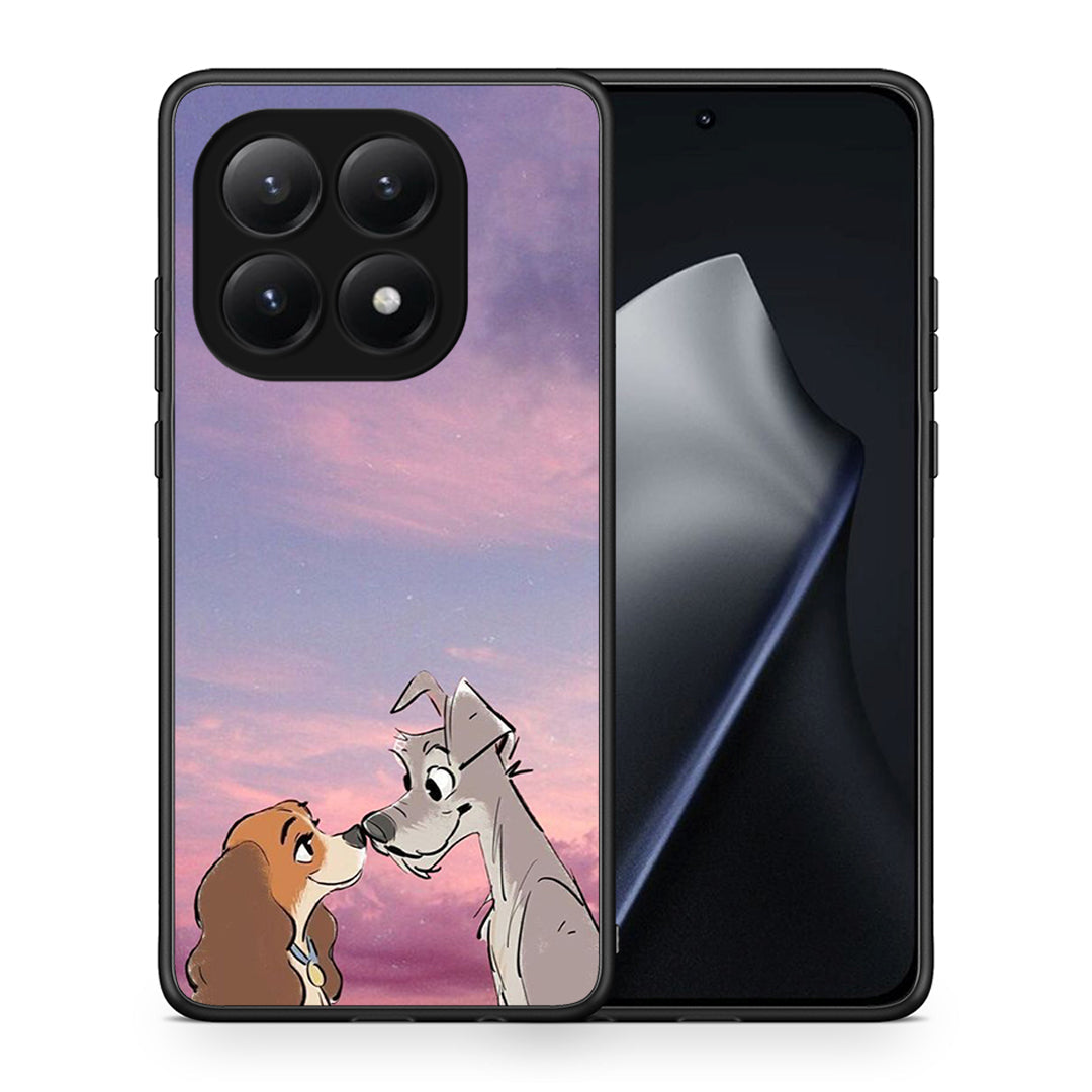 Θήκη Xiaomi 15T Lady And Tramp από τη Smartfits με σχέδιο στο πίσω μέρος και μαύρο περίβλημα | Xiaomi 15T Lady And Tramp case with colorful back and black bezels