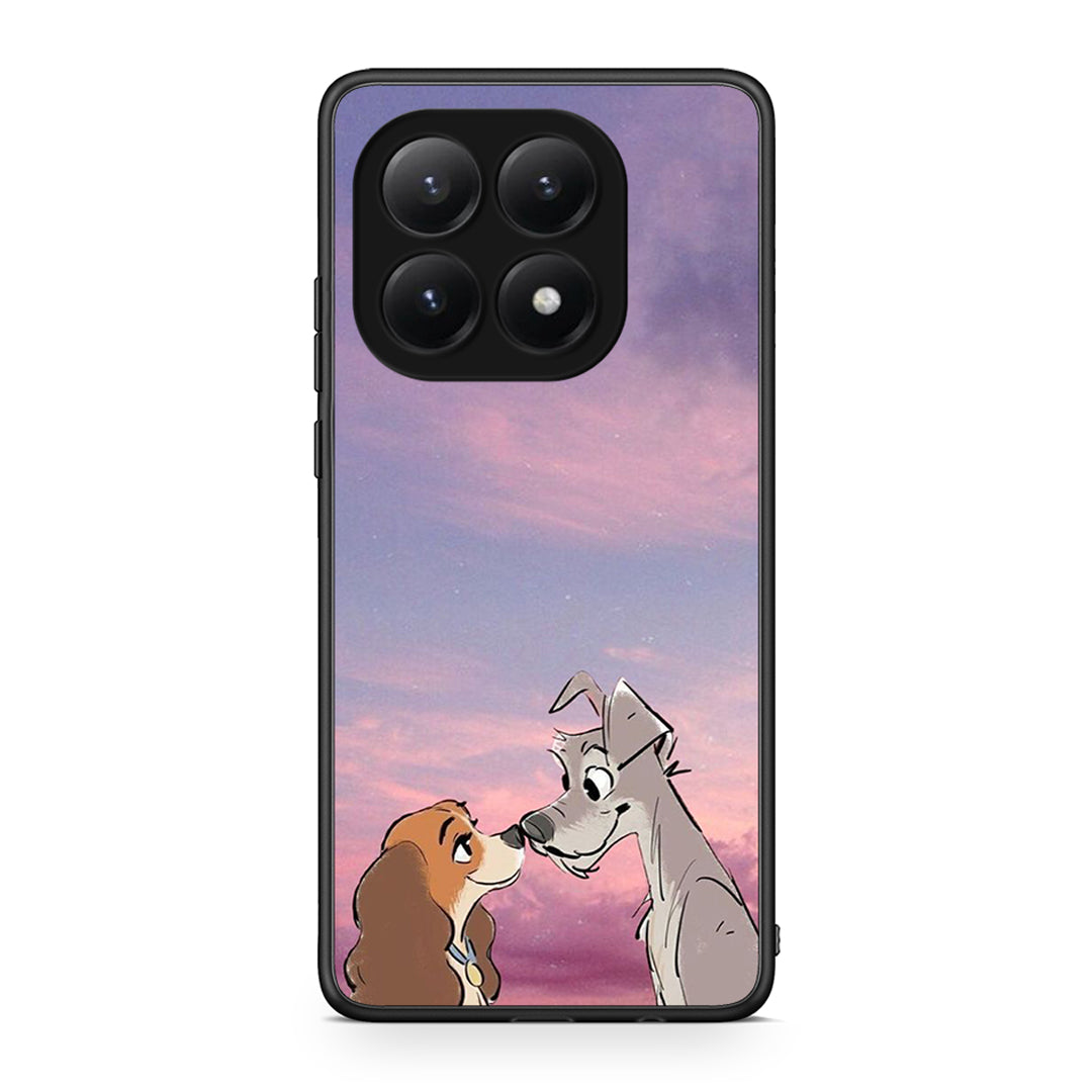 Xiaomi 15T Lady And Tramp θήκη από τη Smartfits με σχέδιο στο πίσω μέρος και μαύρο περίβλημα | Smartphone case with colorful back and black bezels by Smartfits