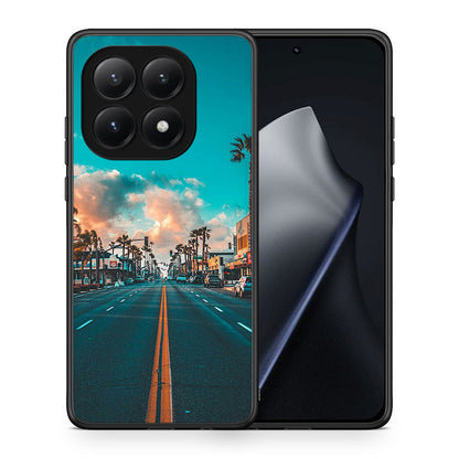 Θήκη Xiaomi 15T City Landscape από τη Smartfits με σχέδιο στο πίσω μέρος και μαύρο περίβλημα | Xiaomi 15T City Landscape case with colorful back and black bezels