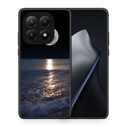 Θήκη Xiaomi 15T Moon Landscape από τη Smartfits με σχέδιο στο πίσω μέρος και μαύρο περίβλημα | Xiaomi 15T Moon Landscape case with colorful back and black bezels