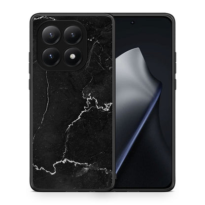 Θήκη Xiaomi 15T Marble Black από τη Smartfits με σχέδιο στο πίσω μέρος και μαύρο περίβλημα | Xiaomi 15T Marble Black case with colorful back and black bezels
