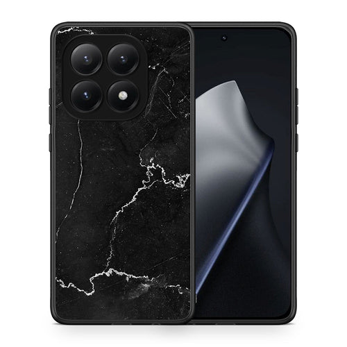 Θήκη Xiaomi 15T Marble Black από τη Smartfits με σχέδιο στο πίσω μέρος και μαύρο περίβλημα | Xiaomi 15T Marble Black case with colorful back and black bezels