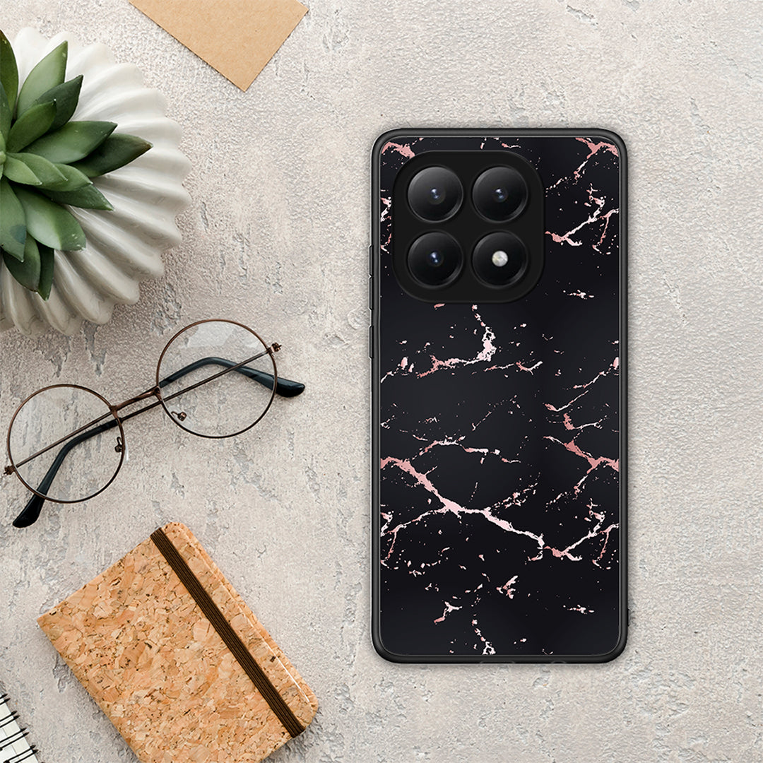 Marble Black Rosegold - Xiaomi 15T θήκη