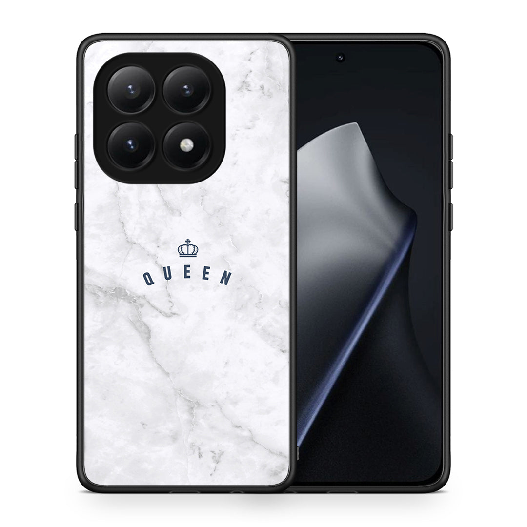 Θήκη Xiaomi 15T Queen Marble από τη Smartfits με σχέδιο στο πίσω μέρος και μαύρο περίβλημα | Xiaomi 15T Queen Marble case with colorful back and black bezels