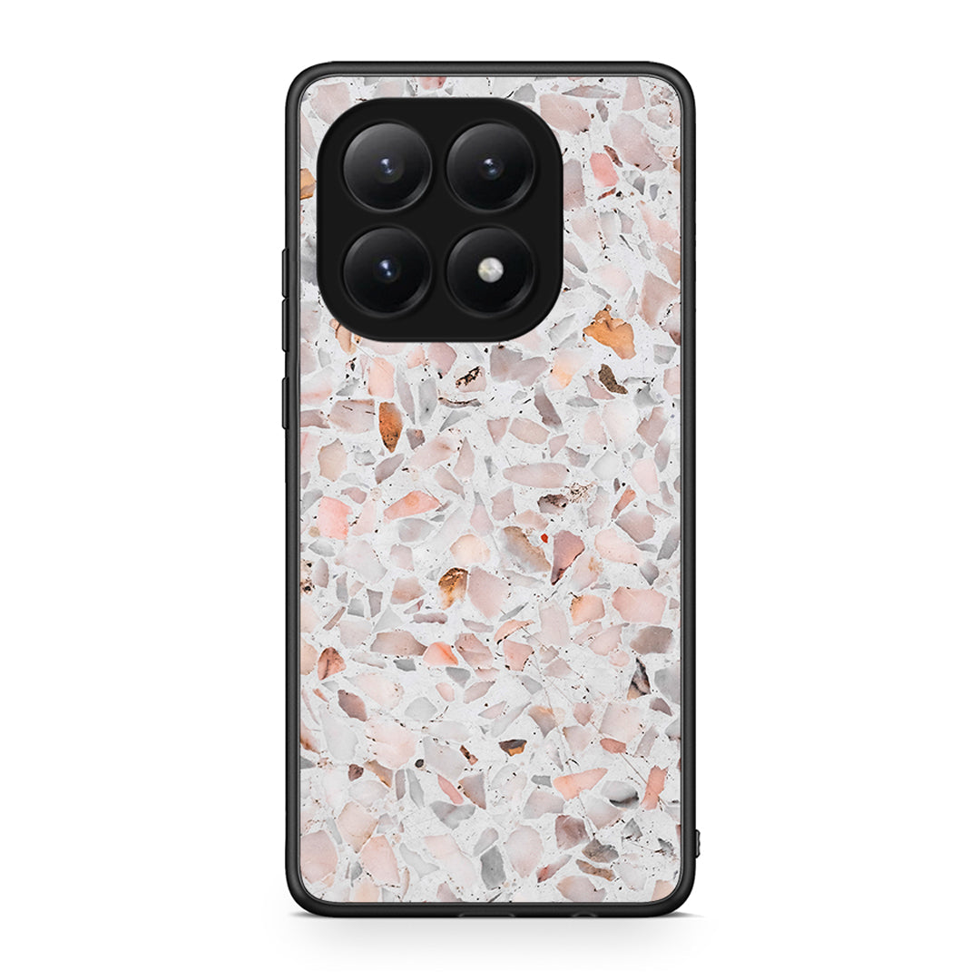 Xiaomi 15T Marble Terrazzo θήκη από τη Smartfits με σχέδιο στο πίσω μέρος και μαύρο περίβλημα | Smartphone case with colorful back and black bezels by Smartfits