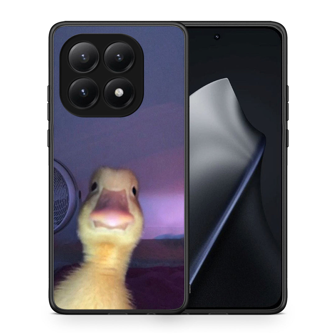 Θήκη Xiaomi 15T Meme Duck από τη Smartfits με σχέδιο στο πίσω μέρος και μαύρο περίβλημα | Xiaomi 15T Meme Duck case with colorful back and black bezels