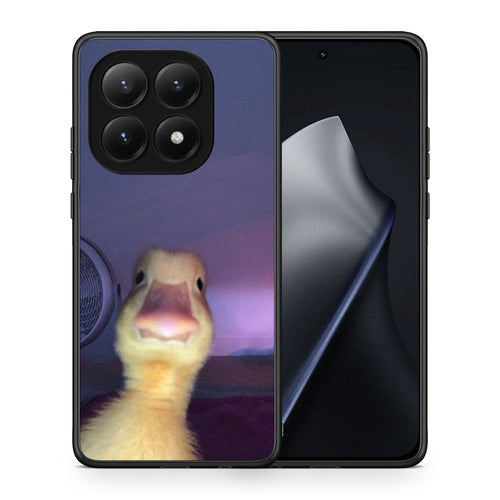 Θήκη Xiaomi 15T Meme Duck από τη Smartfits με σχέδιο στο πίσω μέρος και μαύρο περίβλημα | Xiaomi 15T Meme Duck case with colorful back and black bezels